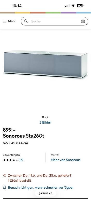TV Möbel: Sonorous TV Möbel – Gebraucht aus Zürich von Tschem 4