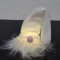 Weihnachts Wichtel beleuchtet weiss 