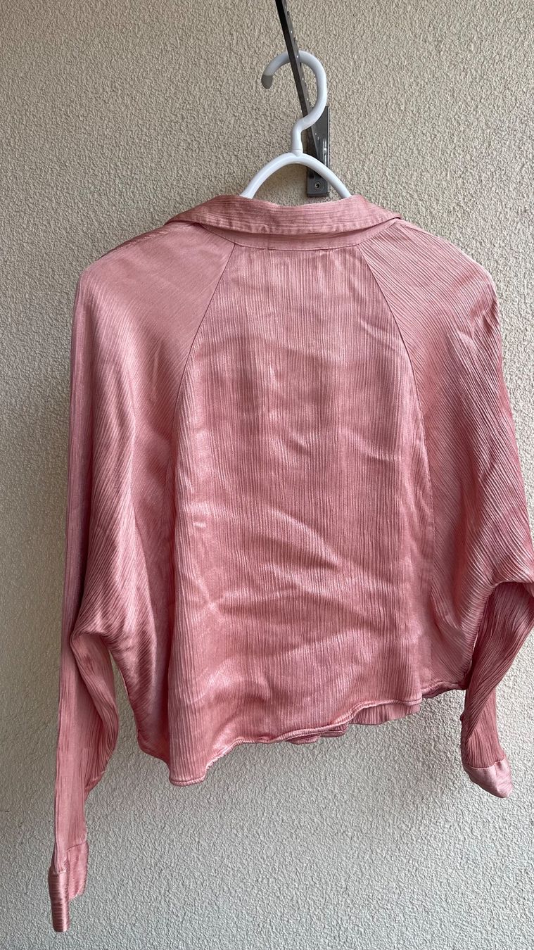 Mango Blusen: Metallic Pink Bluse Gr.L Mango – Gebraucht aus Arni AG von sch_7rz9 4