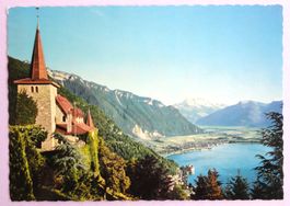 Glion, l' église avec les Dents du Midi