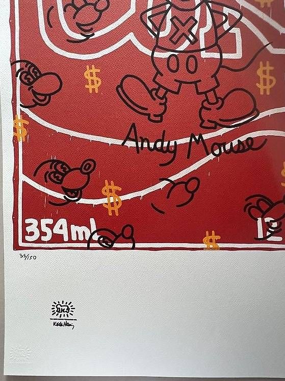 Foto & Immagini: Keith Haring "Andy Mouse New Coke" 35/150 – Usato da Staufen venduto da saerdna81 2