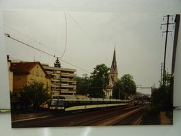 Foto BT RBDe 4/4 NPZ Zug Ausfahrt Bhf St.Gallen Mai 1993.