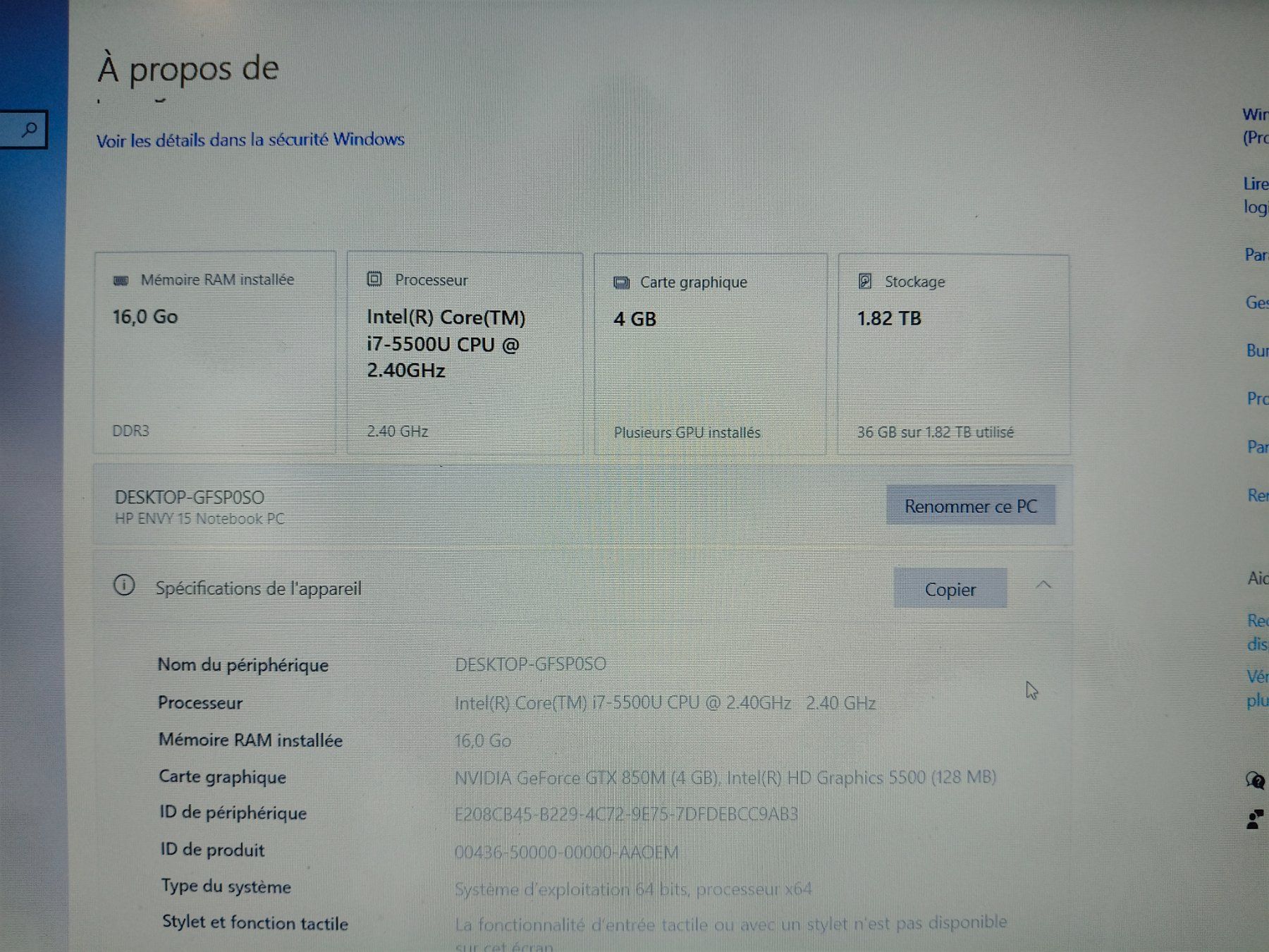 Hewlett Packard Notebook: Notebook HP Envy - Intel Core i7 – Usato da Martigny venduto da Yaski 7