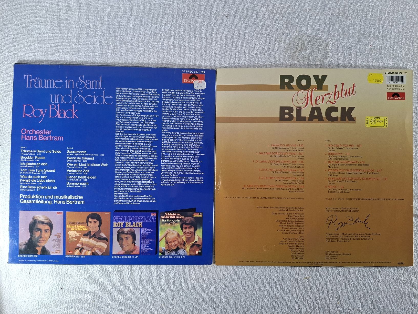 Dischi in vinile: 6 LP von Roy Black – Usato da Grindelwald venduto da carro5 4