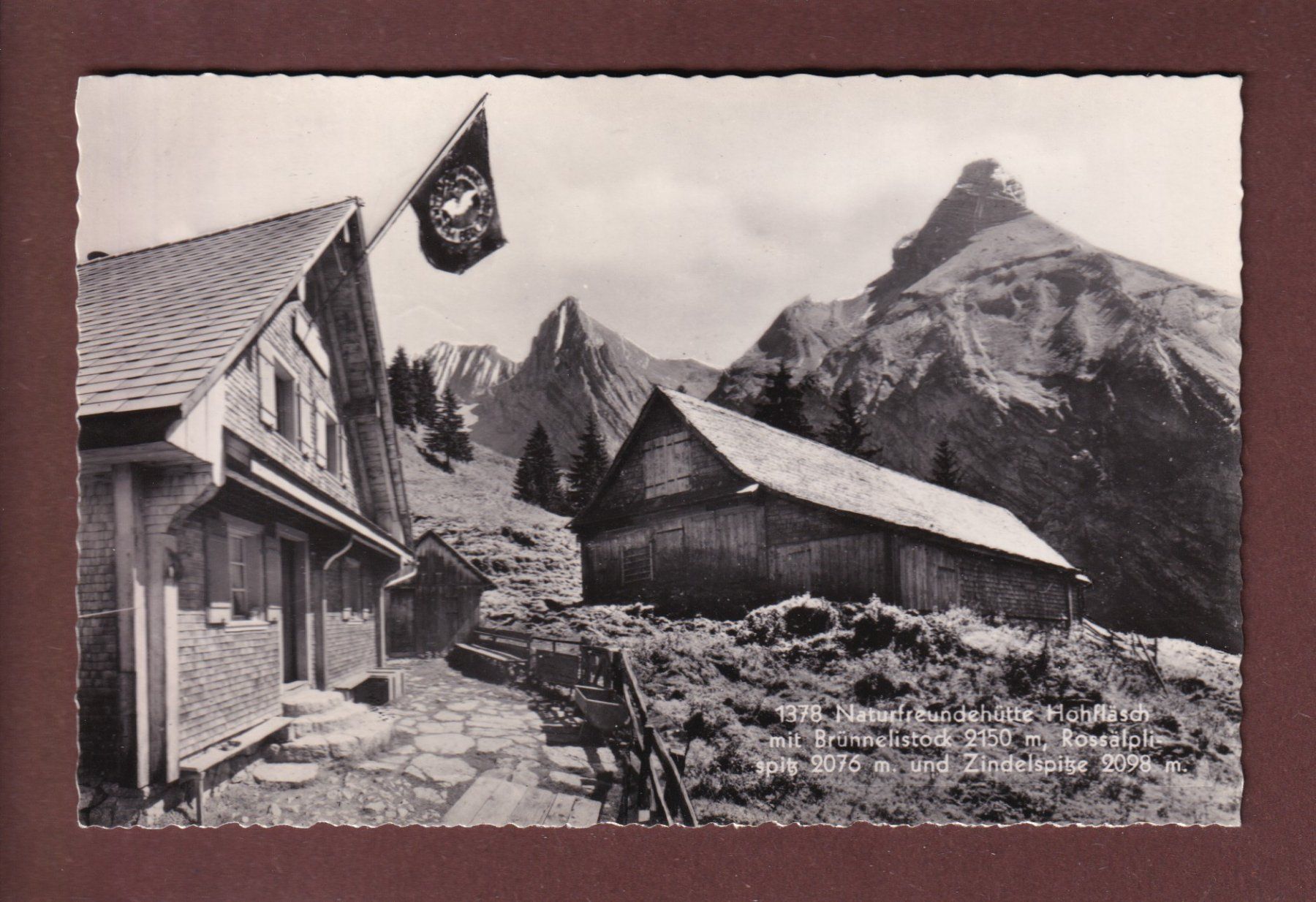 Cartoline postali: Naturfreundehütte HOHFLÄSCH – Usato da Pully venduto da nicecards