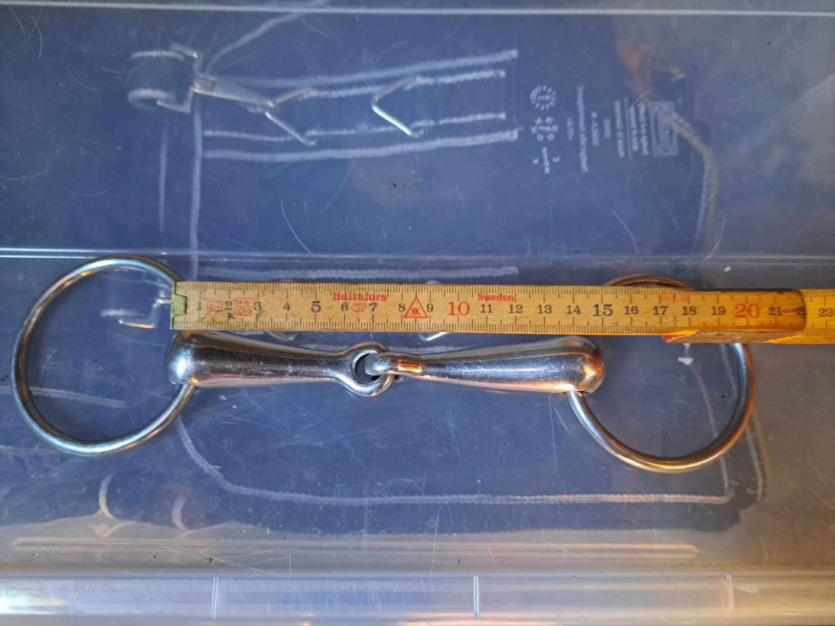Briglie & Cavezze: einfach gebrochene Wassertrense (Grösse 14.5cm) – Usato da Seengen venduto da alexandra.weber