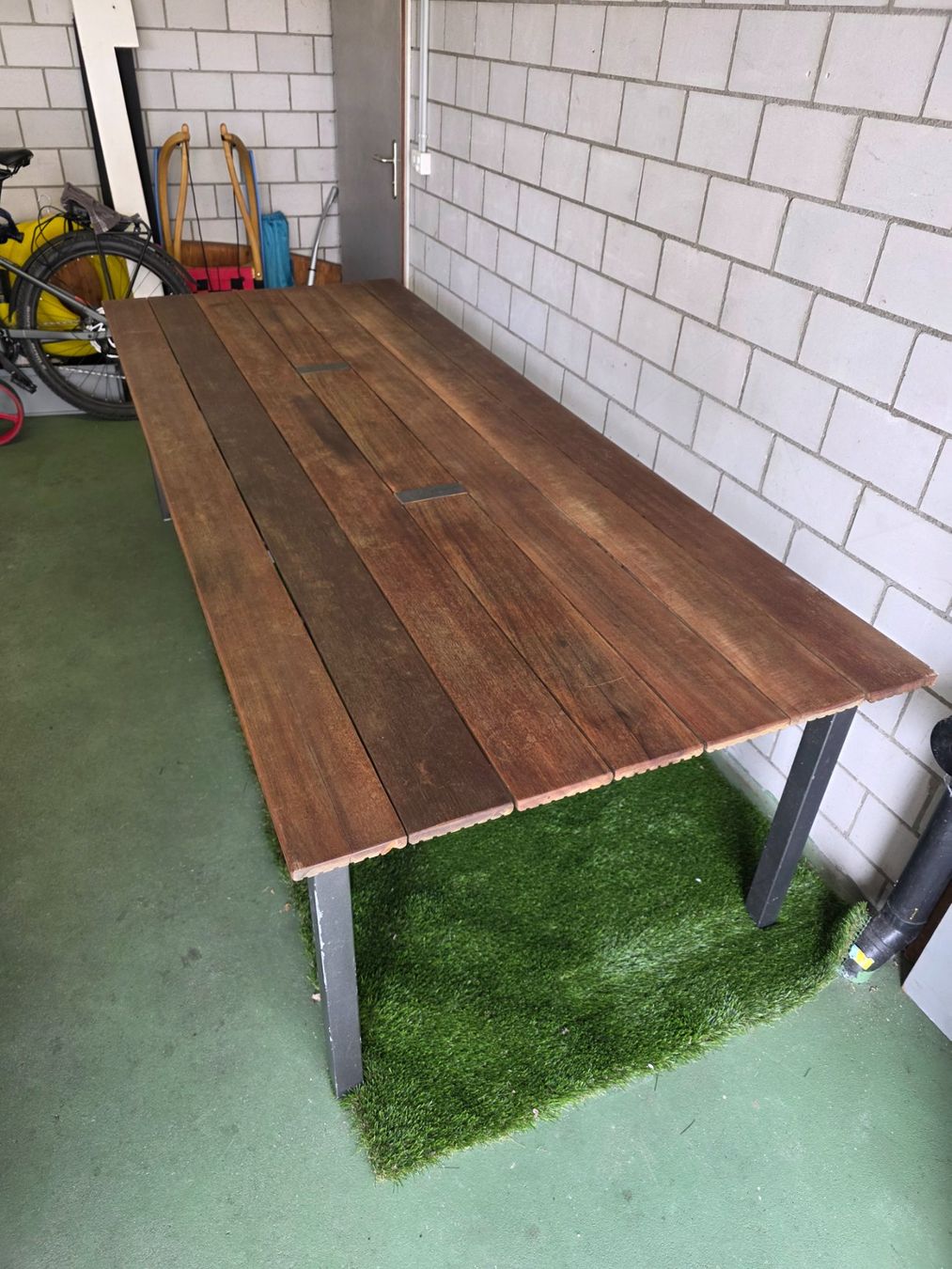 Tische: Tisch 240x100cm Bankirai – Gebraucht aus Muri AG von Tollundschoen 1
