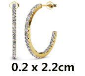 Ohrringe & -stecker: Ohrstecker Kreole mit Swarovski Elements – Neu und originalverpackt aus Bottenwil von anh_5brz 1