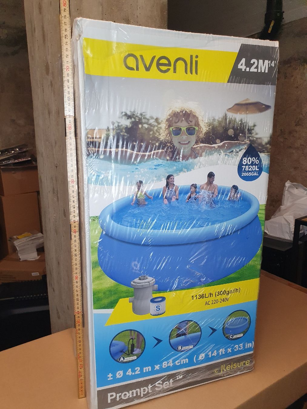 Piscine: Avenli Frame Pool 4.2M Durchmesser - Badespass im Sommer! – Nuovo e nell'imballaggio originale da Aathal-Seegräben venduto da Ru.Fi