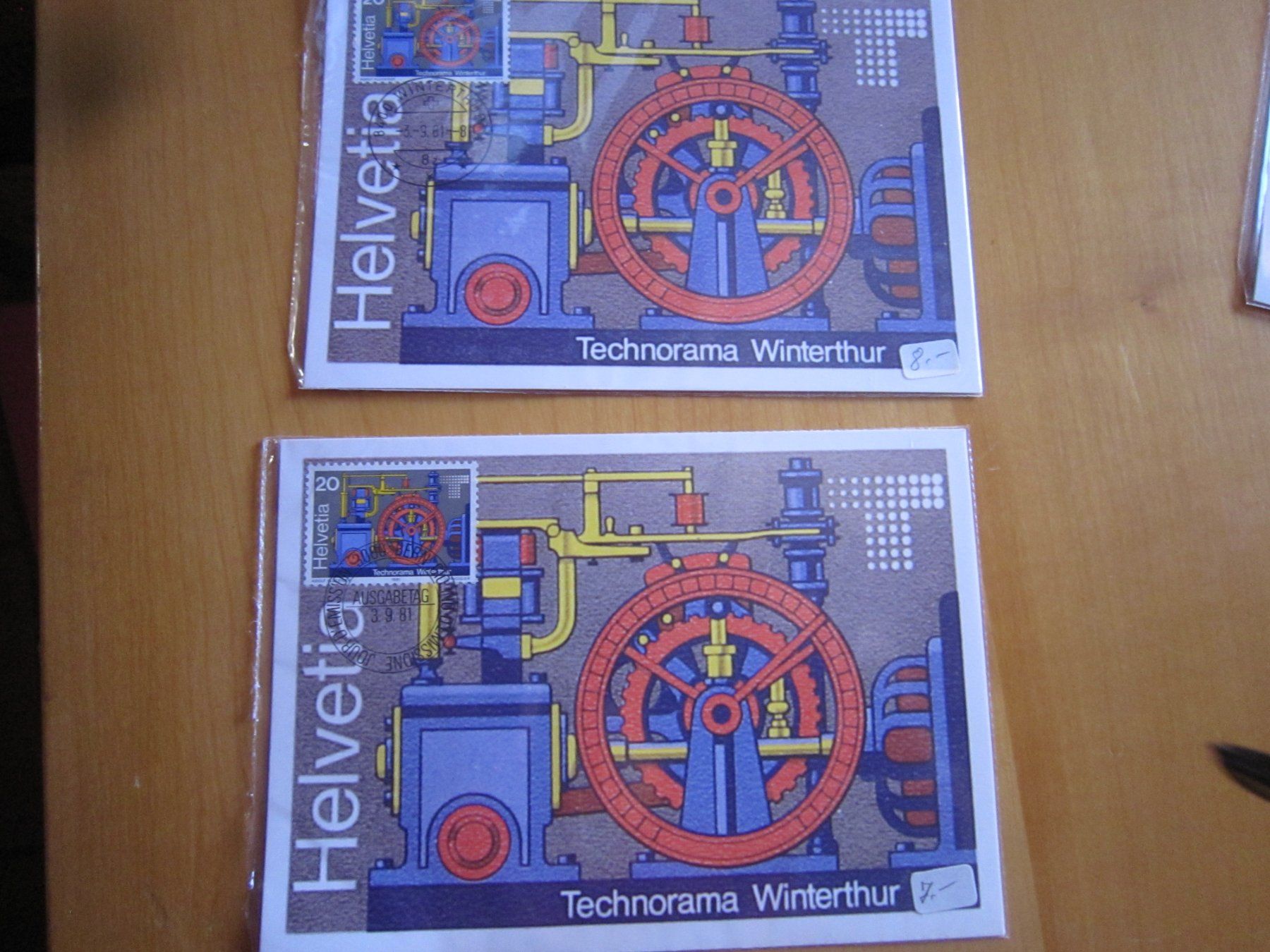 Tutti i francobolli: CH 1981 FDC Serien und Maximiukarten ET – Usato da Gordola venduto da Polentaefung 5