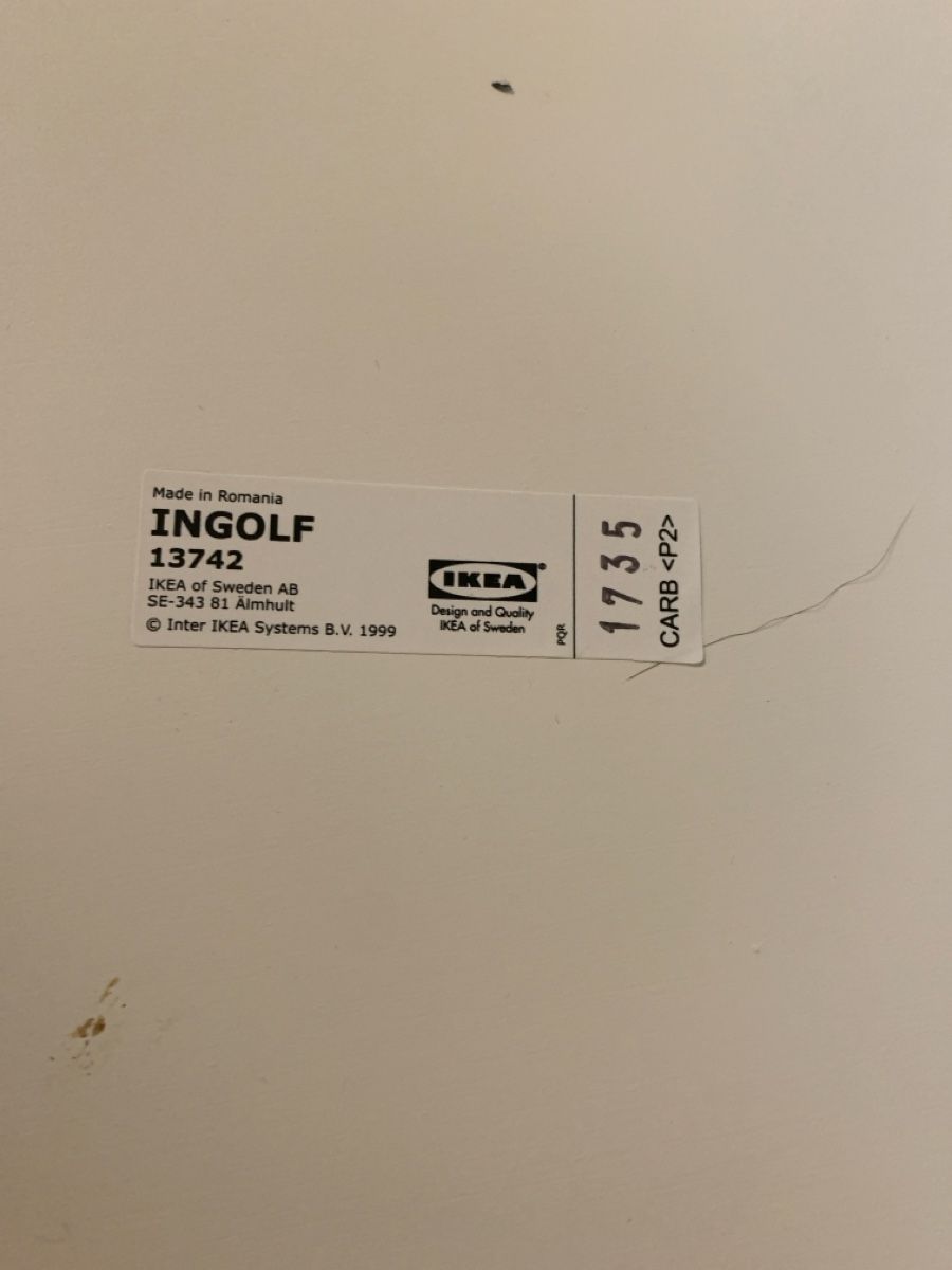 Ikea Stühle: Stuhl weiss von IKEA Ingolf  – Gebraucht aus Turbach von mel_q2ry 2