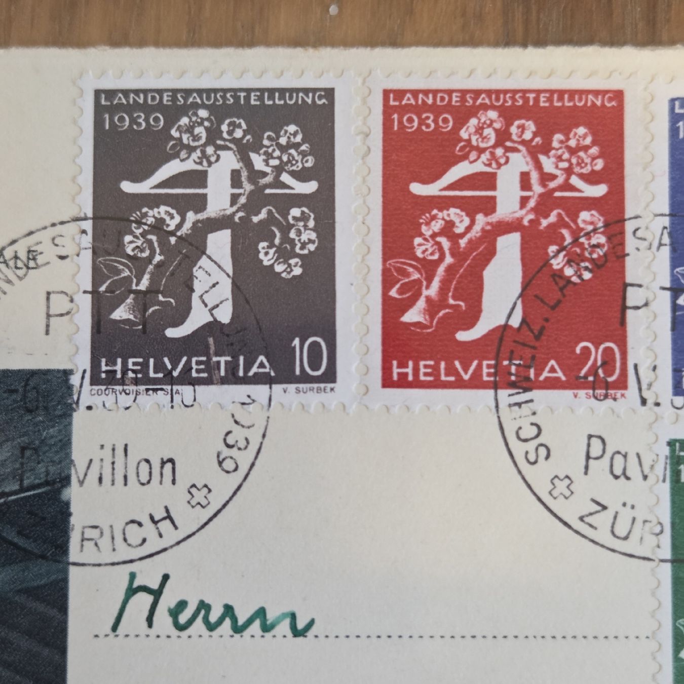 Alle Briefmarken: Alte Ansichtskarte Zürich Landesausstellung 1939, Top! – Gebraucht aus Stans von Ducati16 6