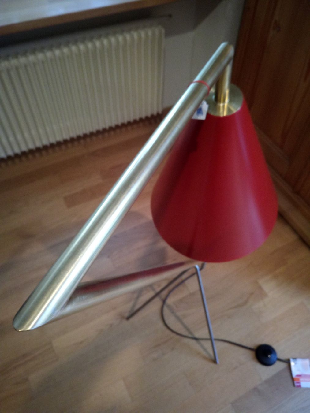 Lampade: Mid- Century Designer Ambiente Lampe Rot – Usato da Zürich venduto da edi_c2m6 4