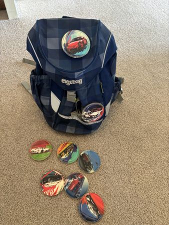 Ergobag Kindergartenrucksack mit 8 Kletties