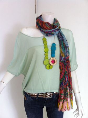 🤩MANGO TOP MINZ-GRÜN TEILS DURCHSICHTIG NEU & PRADA P.