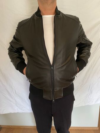 BOSS Lederjacke (Bomber), Ungetragen, TOP-ZUSTAND