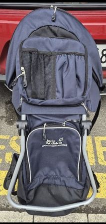 Kindertrage Jack Wolfskin Wanderrucksack gebraucht
