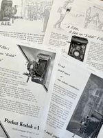 Kodak - 4 alte Werbungen / Anciennes publicités 1930