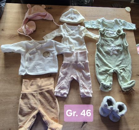 Babyset Gr. 46, 8-teilig, Frühling/Sommer Erstausstattung