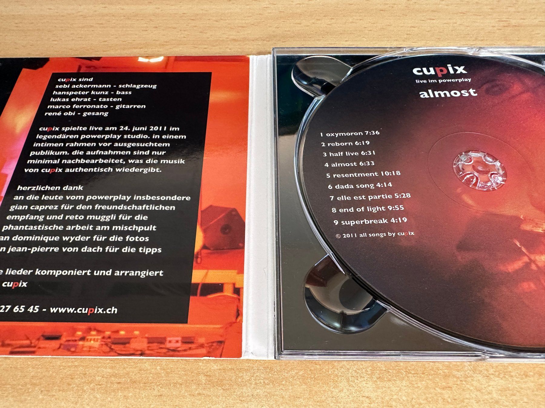 CDs: Cupix - Live im Powerplay - Almost – Gebraucht aus Rikon im Tösstal von Alpenmutz 2