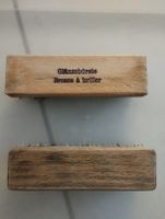 Vintage Glanzbürsten Set, Holz, Made in Germany, Top! (54)
