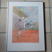 NICO Klaus Peter Cadsky Karikatur Tennis 1986