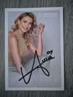 Autogrammkarte Anna - Carina Woitschack Originalunterschrift