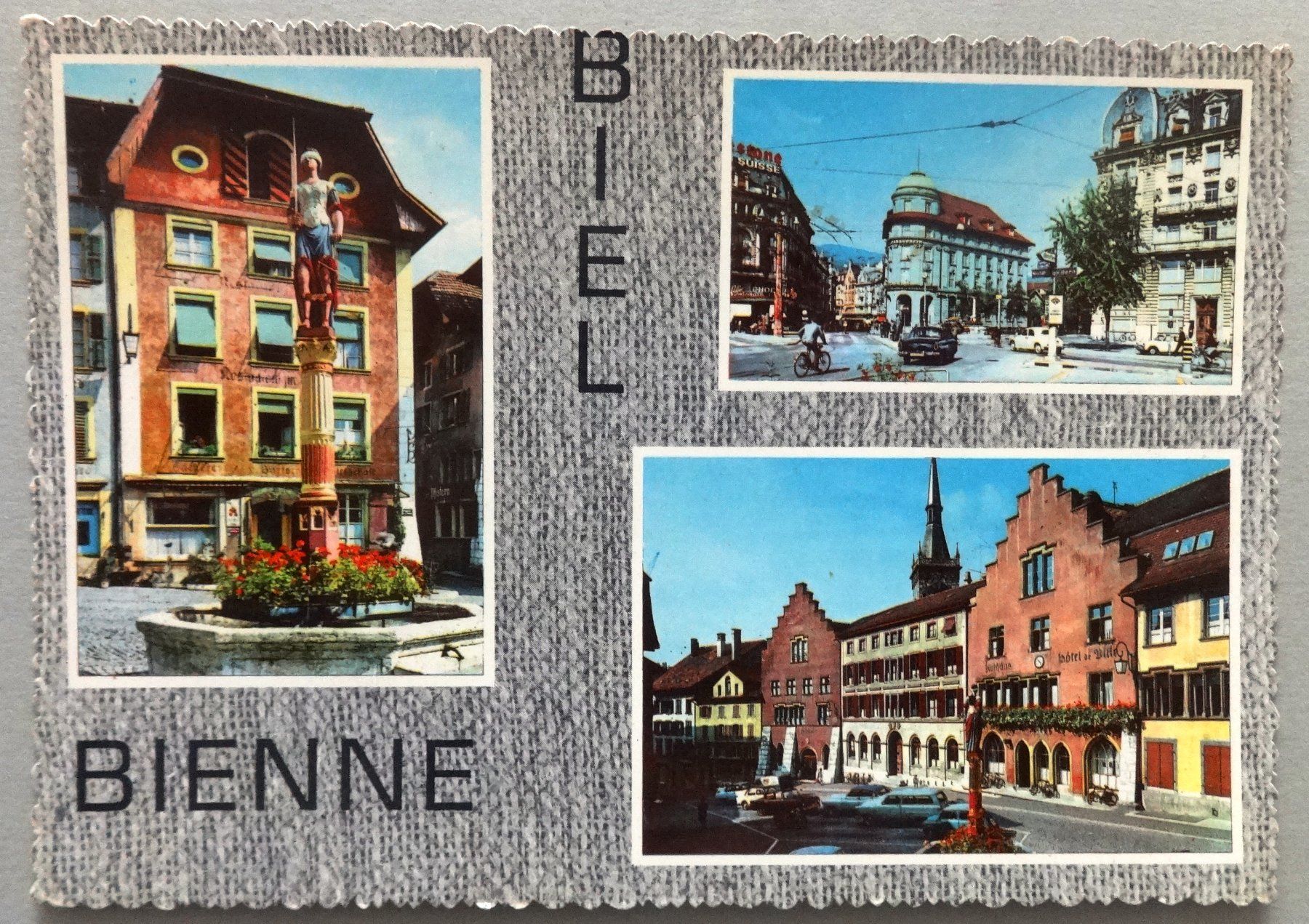 Ansichtskarten: Biel - Bienne – Gebraucht aus Fétigny von Billy2miny