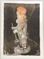 Hannes Portmann (1927 - 2007) Grosse Lithographie signiert