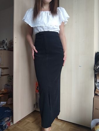 Yessica Black Maxi Skirt xs-s
