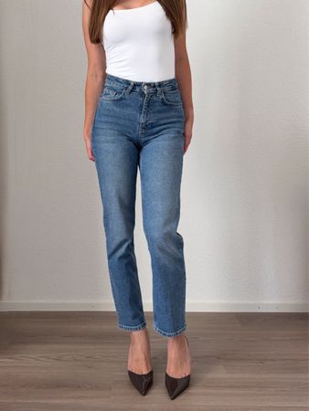 Elementy Wear Mom Jeans XS 34 Hose 100% Baumwolle high waist