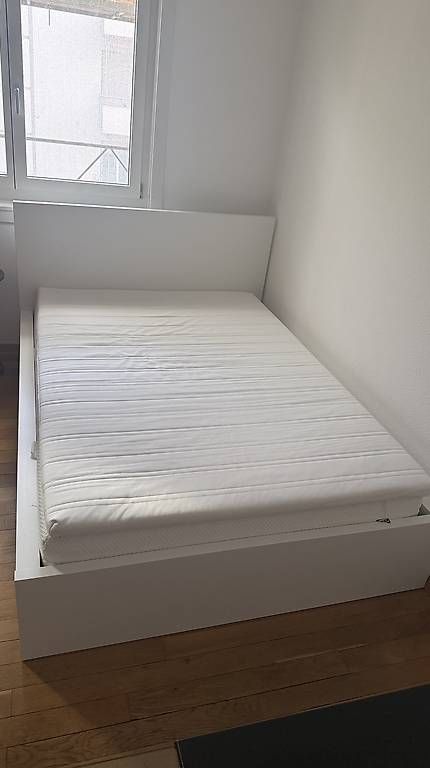 Ikea Letti: Bett, Matratze, Topper - 140cm – Usato da Zürich venduto da niaaha 1