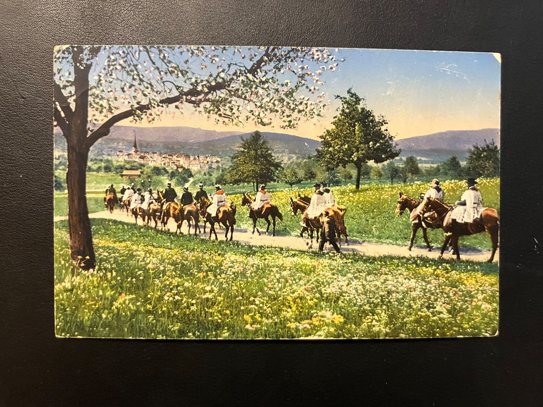Cartoline postali: Seltene Feldpost Ansichtskarte, Bataillon 75 – Usato da Oberuzwil venduto da Paga77