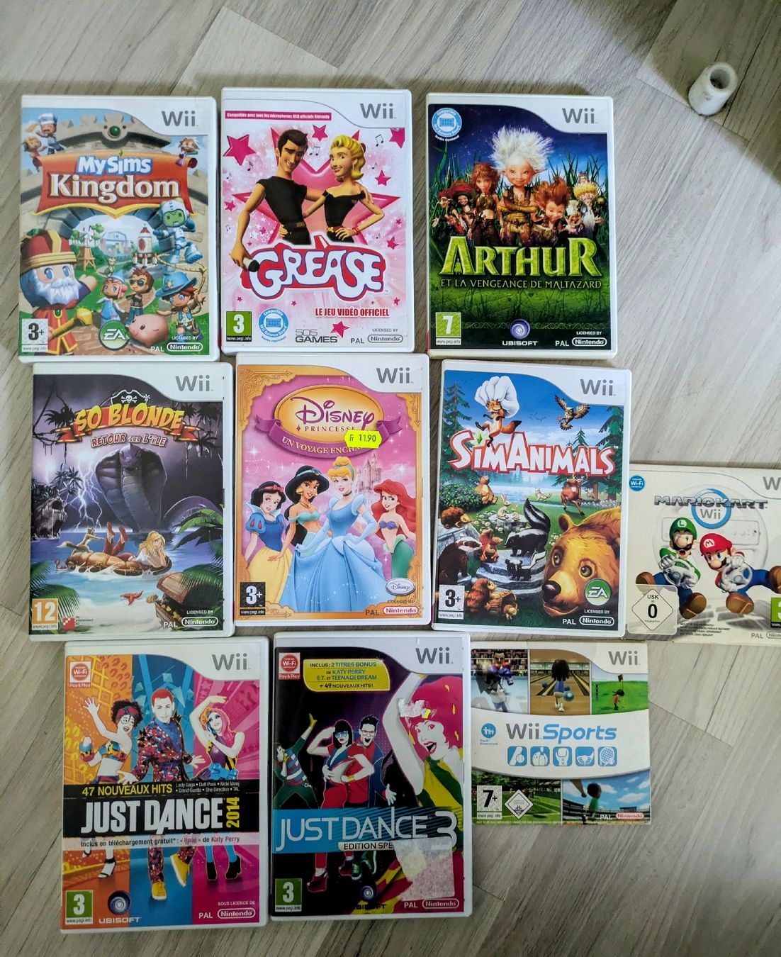 Nintendo Console: Wii + 24 jeux + accessoires.  – Usato da Châtonnaye venduto da Enjie 2