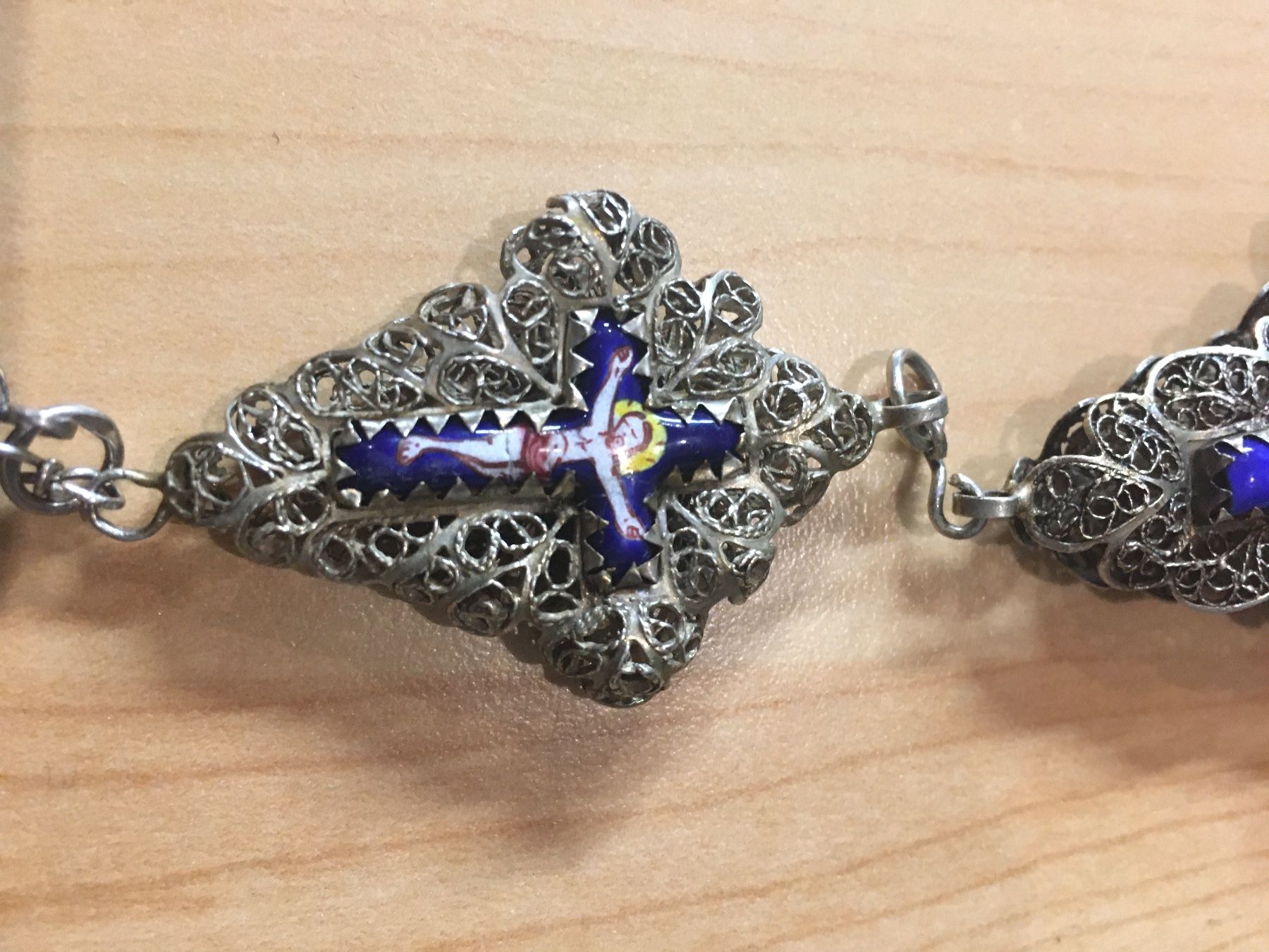 Sonstiger Schmuck: Antiker silberner Rosenkranz – Neu (gemäss Beschreibung) aus Savosa von Fransis 6