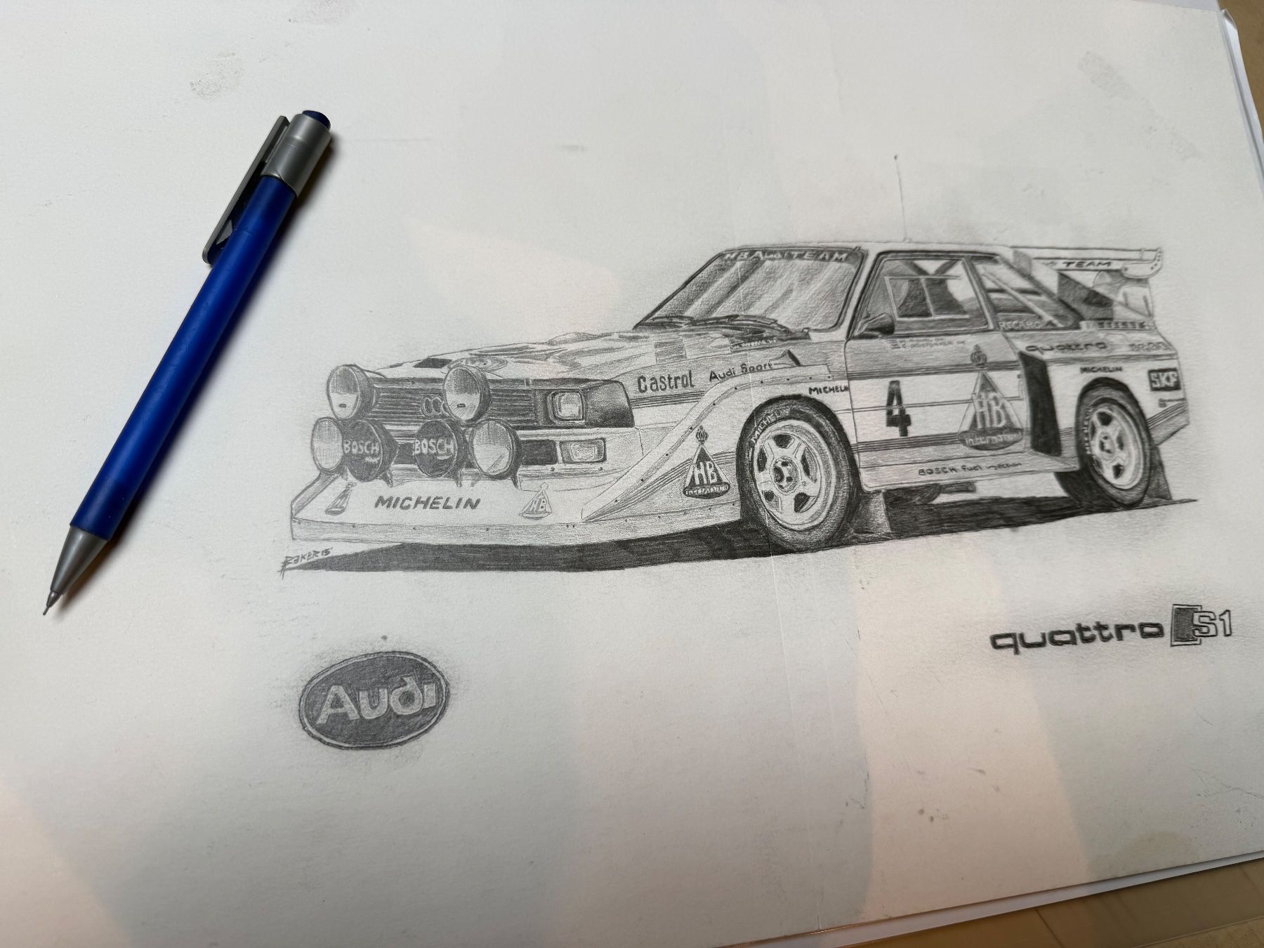 Dipinti: 1985 Audi Quattro Röhrl/Geistdörfer Group B – Nuovo (secondo la descrizione) da Alpnachstad venduto da ash_9s7x 2