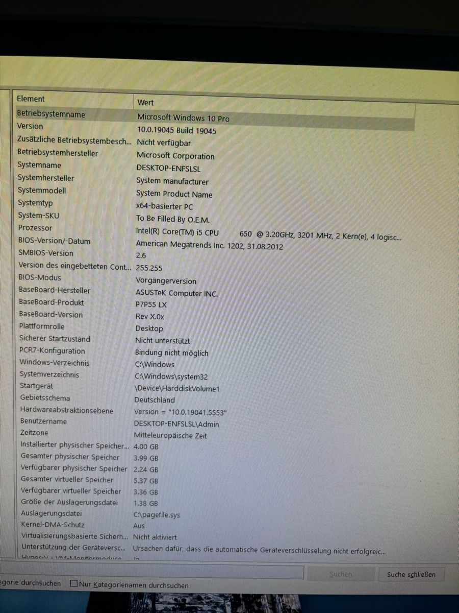 PC: PC Work Tower voll funktionsfähig mit Windows 10 – Usato da Bern venduto da schuti 7
