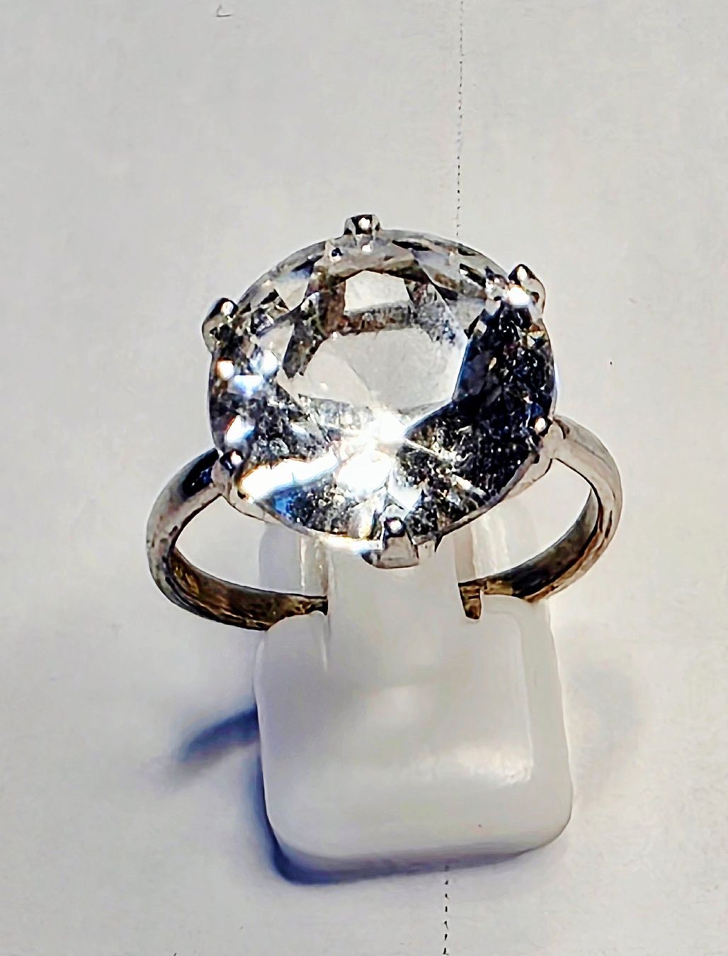 Ringe: Weiss Topas Fingerring Silber – Neu (gemäss Beschreibung) aus Zürich von benedikt12 1