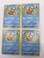 4x Karpador Pokemon Karte Deutsch 15/68 non Holo