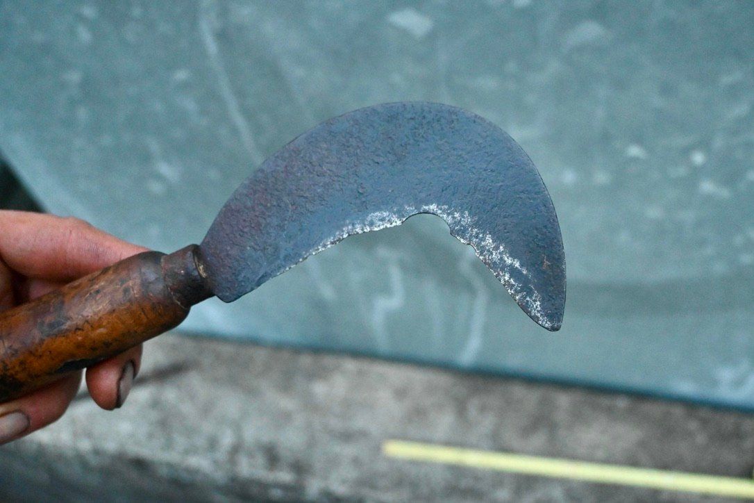 Tutti gli attrezzi: ANTIKE Handsichel Länge ca. 24cm – Usato da Pfaffhausen venduto da mono_rec 9