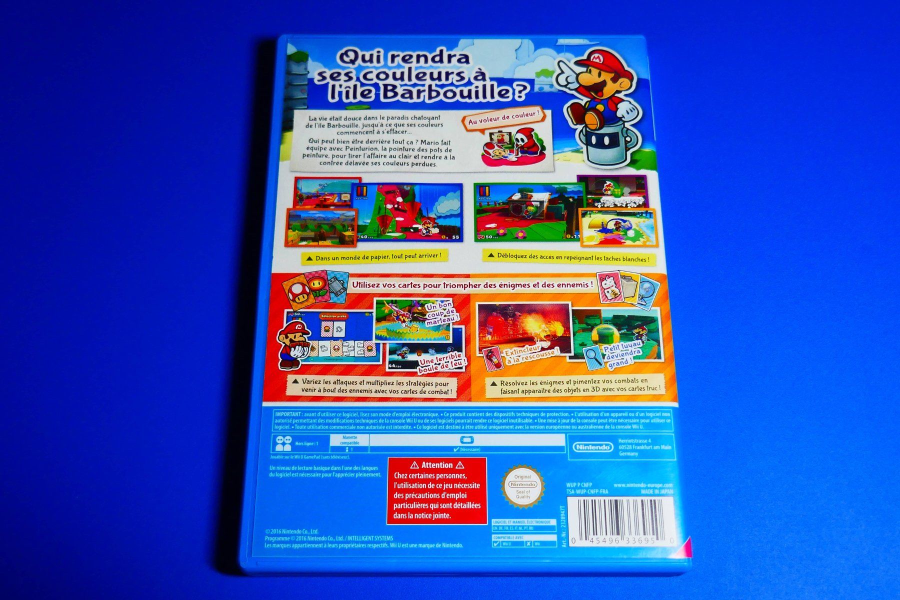Nintendo Giochi: Paper Mario : Color Splash - Nintendo Wii U – Usato da Vuarrens venduto da Espace-Retro 2