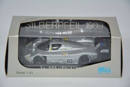Sauber Mercedes C9 #63 , Le Mans 1989 , Max , 1:43