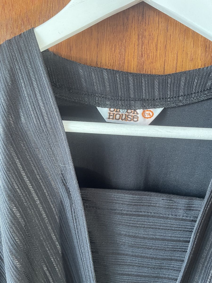 C&A Chemisiers: Vintage Bluse Clockhouse schwarz elegant – D'occasion à Neuhausen am Rheinfall par noelle0810 2