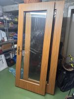 Doppeltür für Innenbereich mit Glaseinsatz 200cm x 80cm