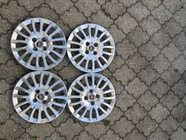 4x Original Fiat Radzierblenden / Radkappen – Fiat Punto Evo