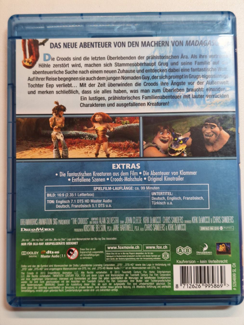 Tutti i DVDs: Die Croods – Usato da Liestal venduto da Kratzilla 2