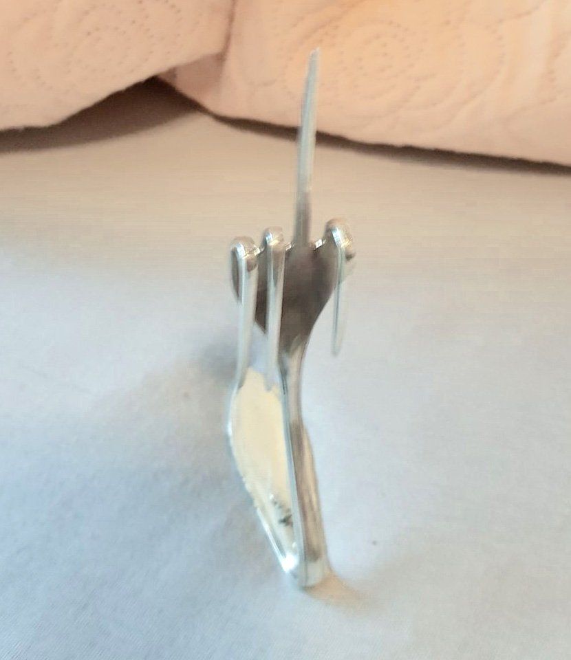 Sculture & Statue: Kunstobjekt Mittelfinger-Gabel selbststehend - Metall – Usato da thun venduto da lucky_manxy 1