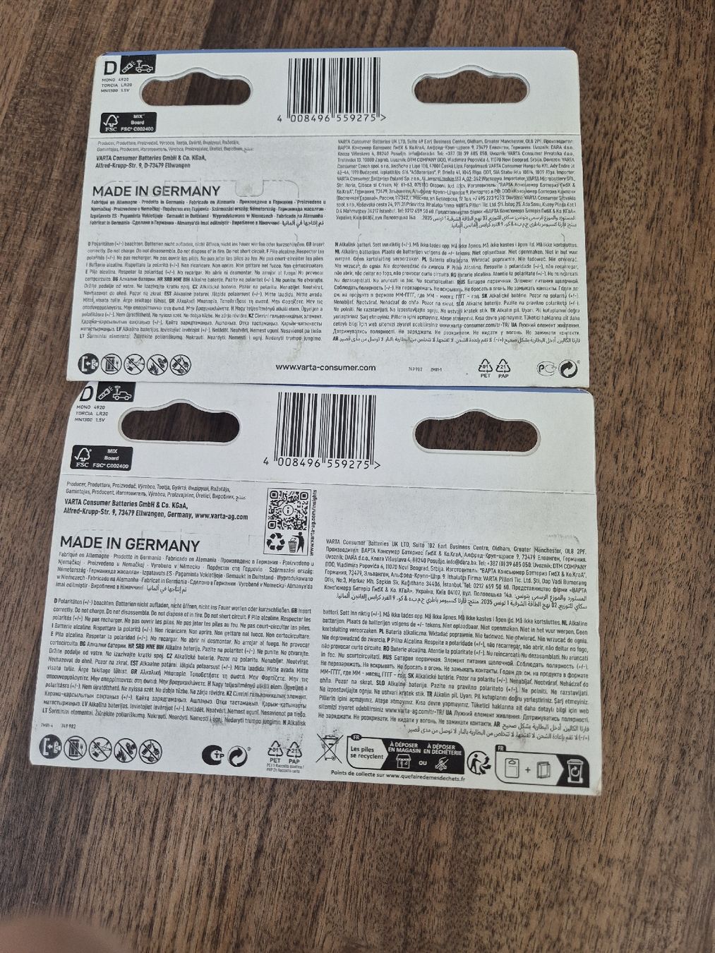 Varta Akkus & Batterien: Varta D  8  Batterien  neu originalverpackt – Neu und originalverpackt aus Steffisburg von Mallekobold 1