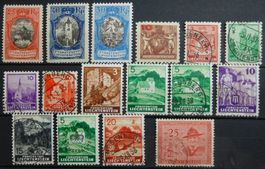 Liechtenstein ex. Kat. 54-317 */gest. 1921/53 Kat. 75 Euro