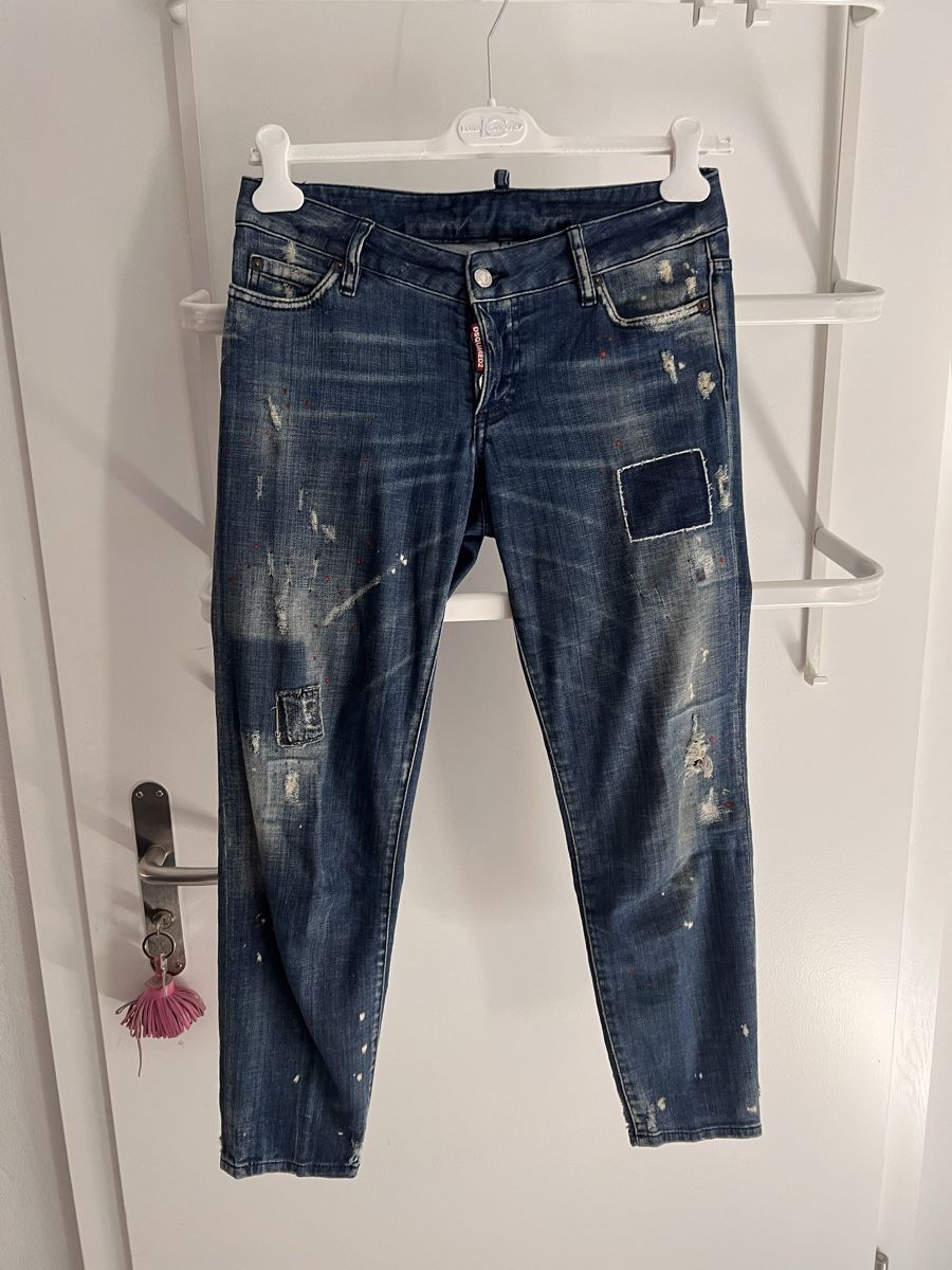 Dsquared2 Jeans: Jeans Dsquared, Gr. 34, blau – Usato da Solothurn venduto da Brini06